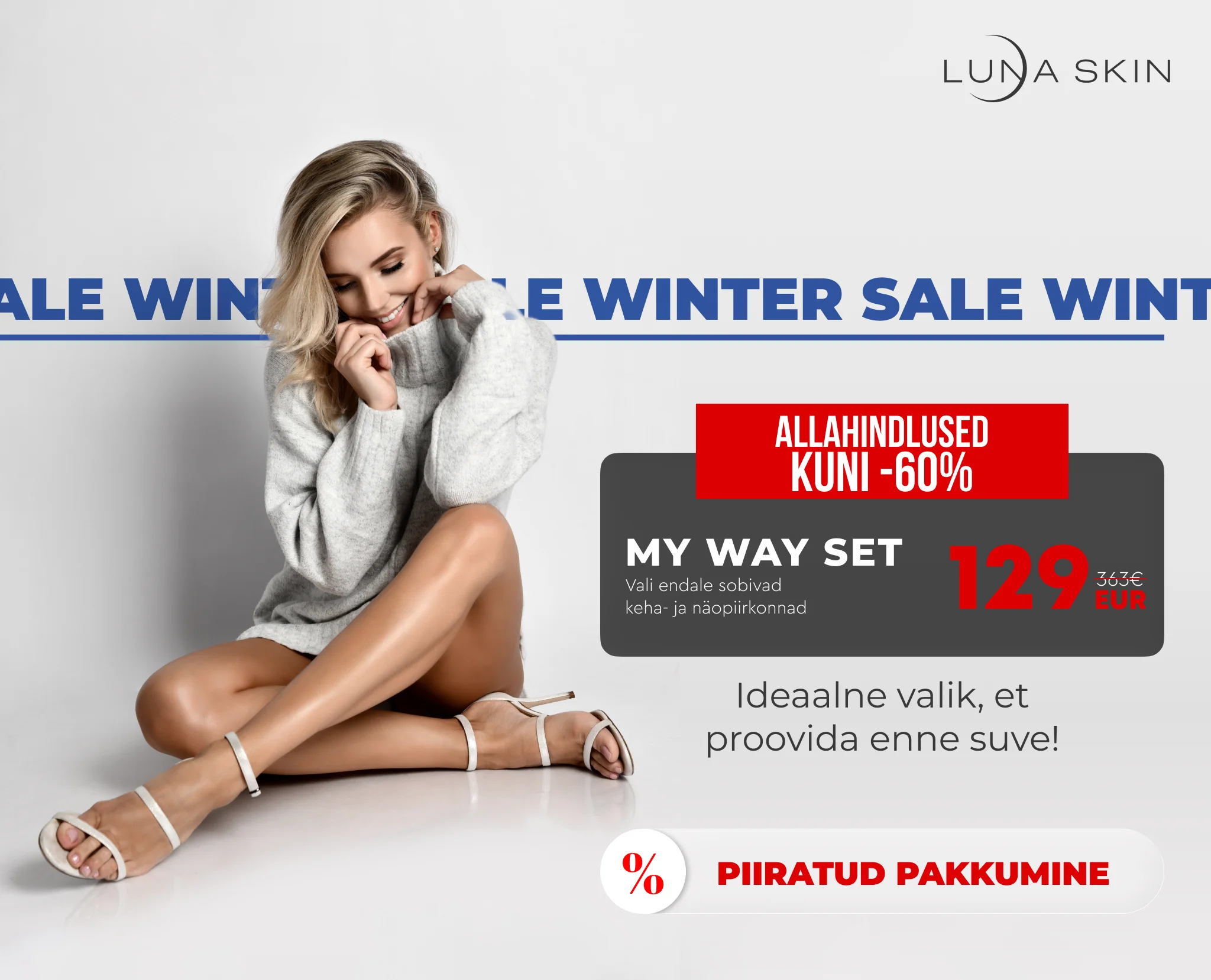 Laserepilatsiooni komplekt My Way Set