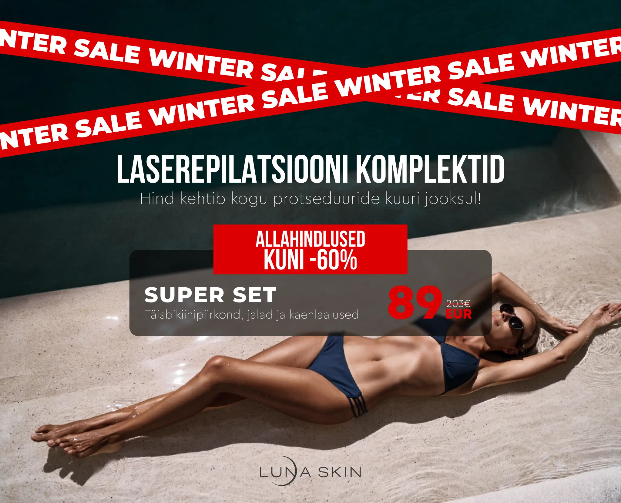 Laserepilatsiooni komplekt Super Set