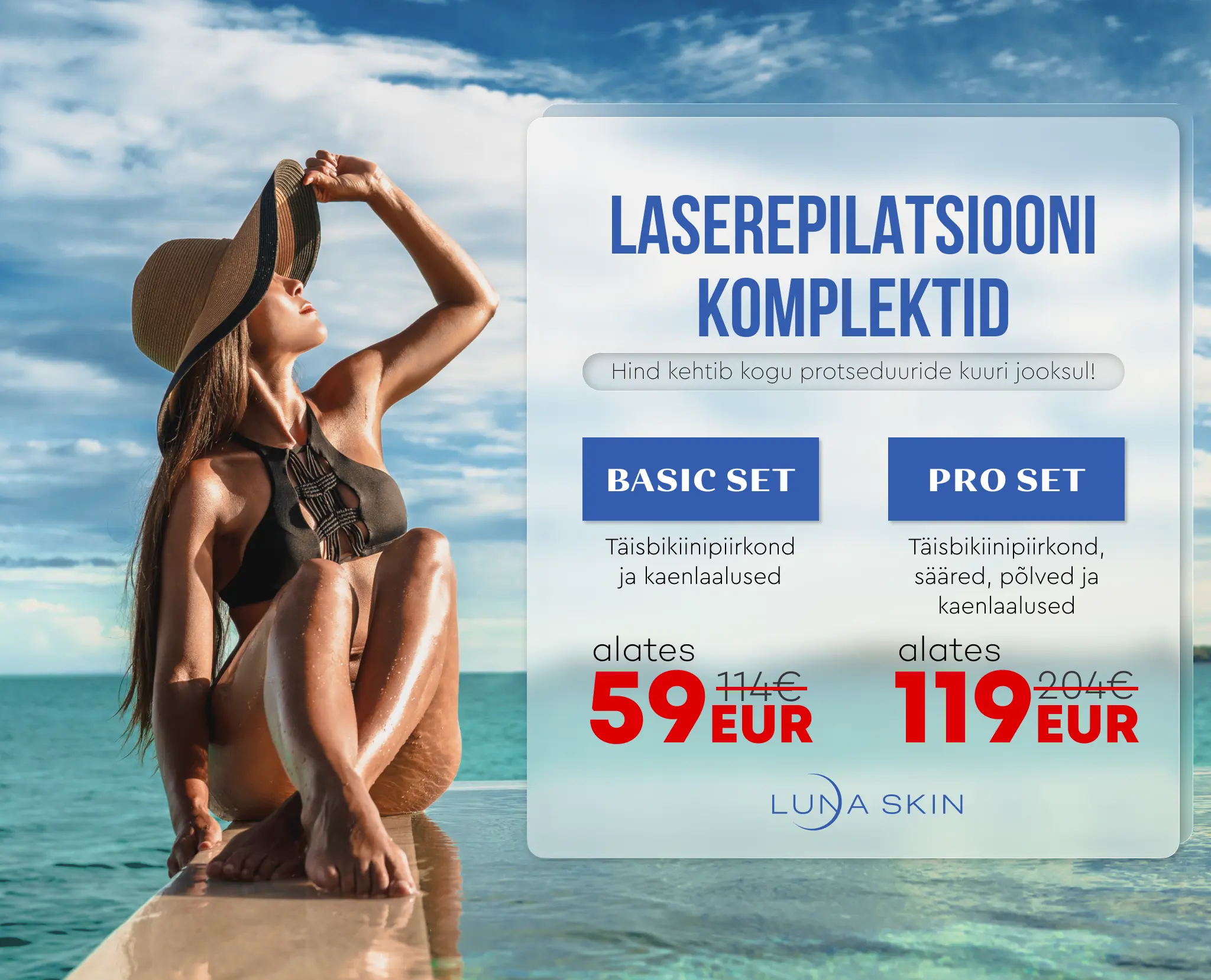 Laserepilatsiooni komplektid